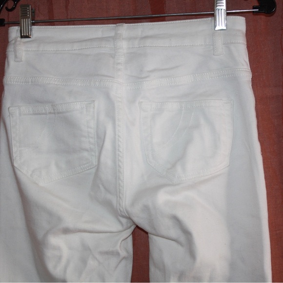 Maje Raw Hem White Jeans 🌵34 - Picture 7 of 13